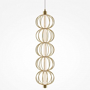 Подвесной светильник Maytoni Golden Cage золото арт. MOD216PL-L10G3K