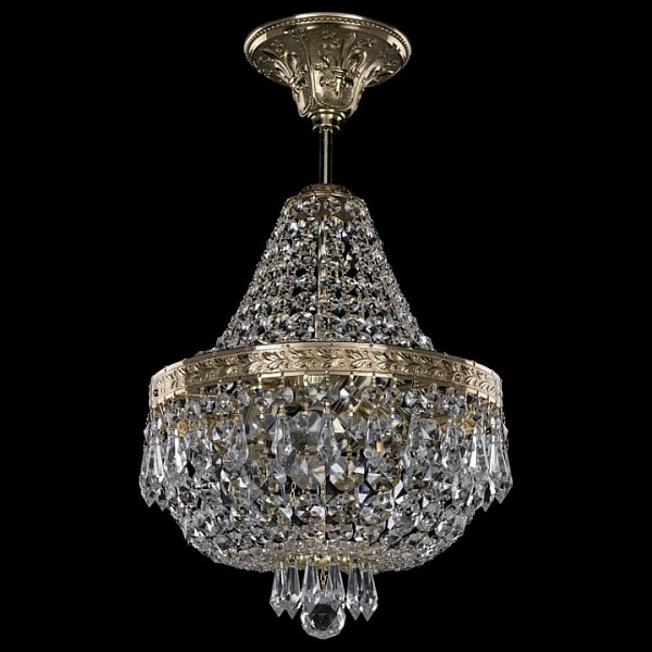 Светильник на штанге Bohemia Ivele Crystal 1927 золото арт. 19271/H1/25IV G