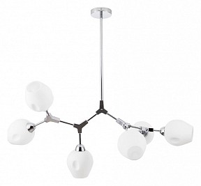 Люстра на штанге Arte Lamp Yuka серый арт. A4103SP-6CC