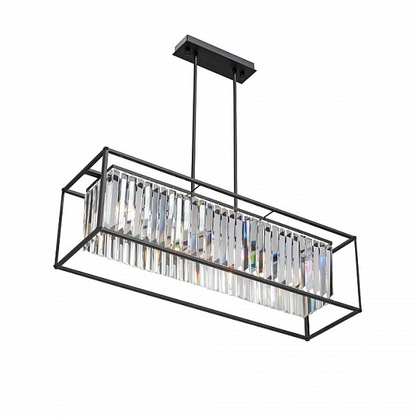 Люстра на штанге Vitaluce V5402 черный арт. V5402-1/4PL