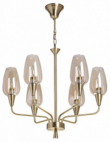 Подвесная люстра MW-Light Элла 20 желтый арт. 483015606