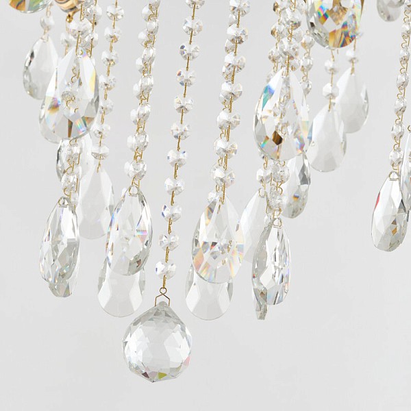 Подвесная люстра Bohemia Ivele Crystal AL7801 золото арт. AL78101/8/250 B GB