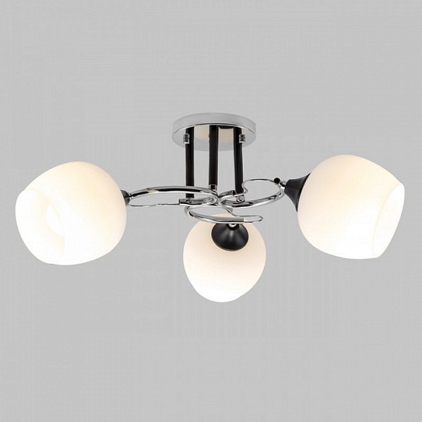 Люстра на штанге Imex MD.3618 черный арт. MD.3618-3-S-CH+BK