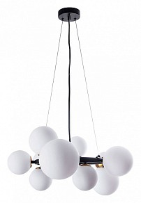 Подвесная люстра Arte Lamp Gemini черный арт. A2243SP-10BK