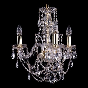 Подвесная люстра Bohemia Ivele Crystal 1411 золото арт. 1411/3/141/G