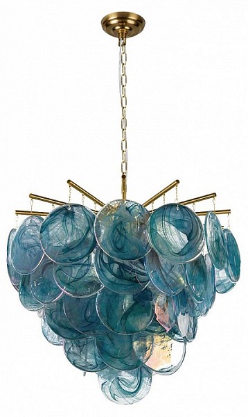 Подвесная люстра Loft it Lolly бронза арт. 10492/600 Blue