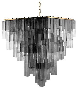 Подвесная люстра Divinare Cascata латунь арт. 7665/17 SP-18