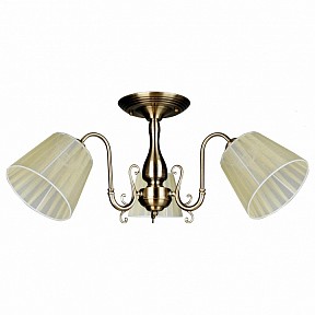 Люстра на штанге Omnilux Leonessa 1 бронза арт. OML-29117-03