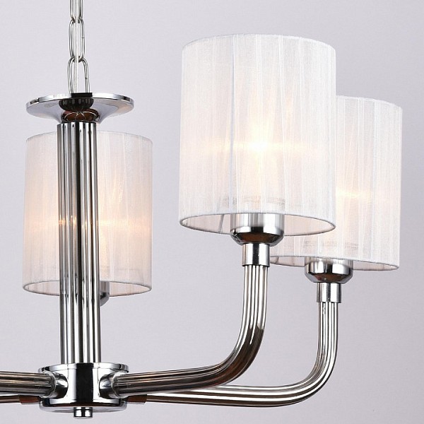 Подвесная люстра ILLUMICO  хром арт. IL1256-5PPA-29 CR Romei