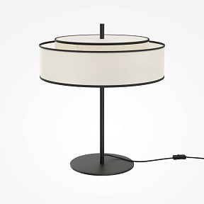 Настольная лампа декоративная Maytoni Бергамо черный арт. MOD613TL-02W