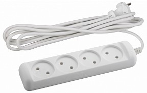 Сетевой фильтр Эра  белый арт. U-4-3m-2x1