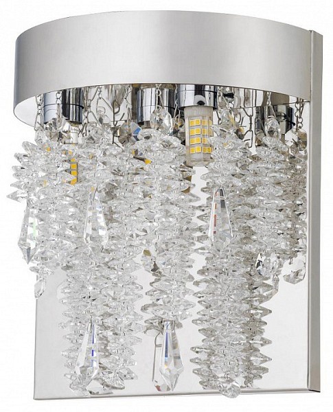 Накладной светильник Arti Lampadari Flusso Nickel серый арт. Flusso H 2.18.107 N