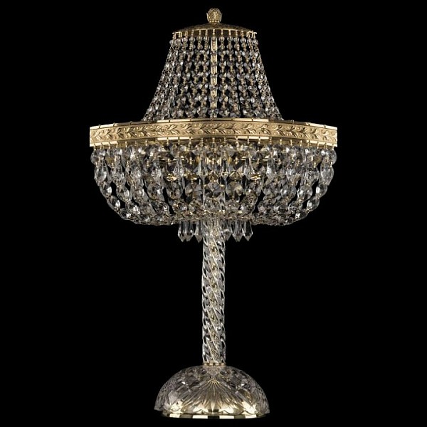 Настольная лампа декоративная Bohemia Ivele Crystal 1927 золото арт. 19273L4/H/35IV G