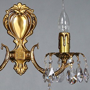 Бра Ambiente by Brizzi Benisa бронза арт. 2226/2 AB Tear Drop