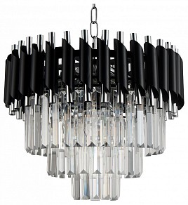 Подвесная люстра Natali Kovaltseva Darian серый арт. DARIAN 76017/5C CHROME BLACK