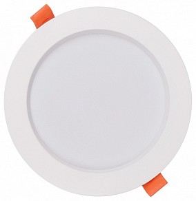 Встраиваемый светильник Jazzway  белый арт. PLED DL5 18w 6500K WH IP40