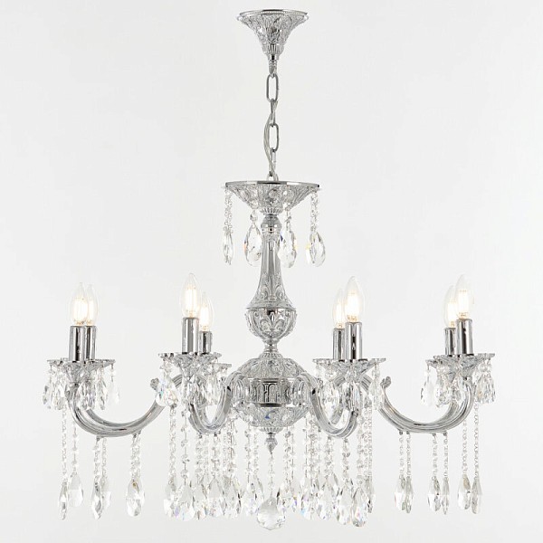 Подвесная люстра Bohemia Ivele Crystal AL7801 никель арт. AL78101/8/250 A NW