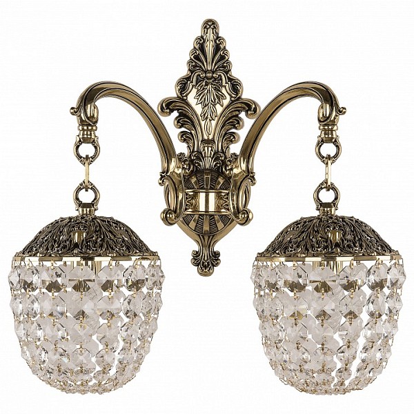 Бра Bohemia Ivele Crystal 7209 золото арт. 7209B14R/2/175 GB