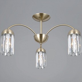 Люстра на штанге ILLUMICO LYRA бронза арт. IL0599-3CSQ-24 AB LYRA
