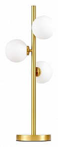 Настольная лампа декоративная LUMINA DECO MARSIADA латунь арт. LDT 6033-3 MD