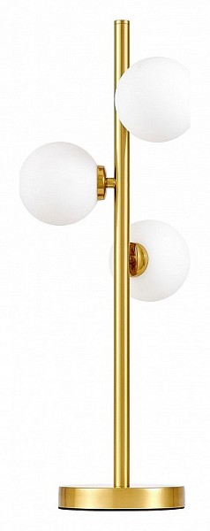 Настольная лампа декоративная LUMINA DECO MARSIADA латунь арт. LDT 6033-3 MD