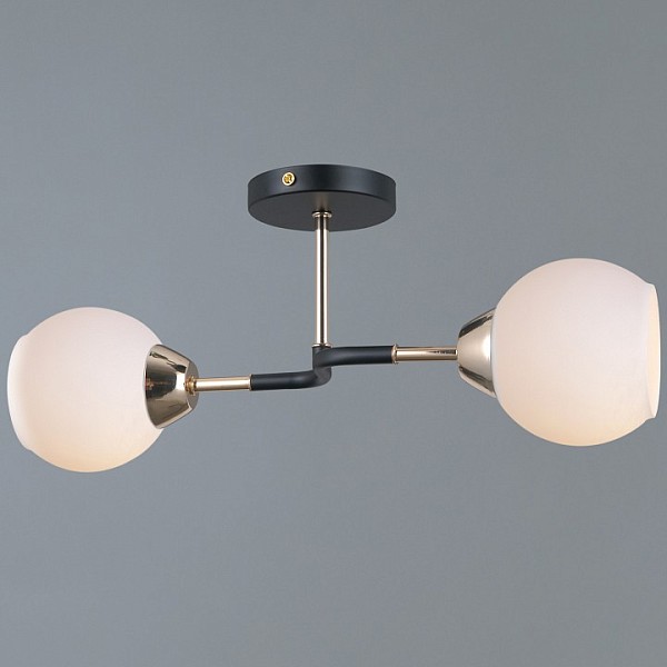 Светильник на штанге ILLUMICO LIBRA золото арт. IL0689-2CSQ-24 BK FGD LIBRA