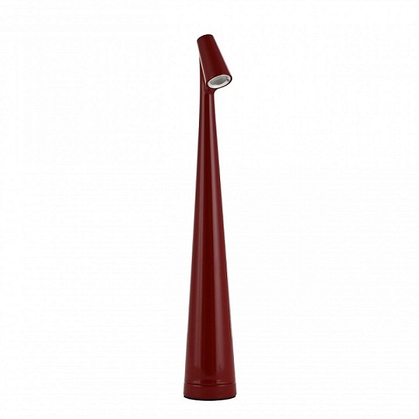 Настольная лампа декоративная Arte Milano  красный арт. 128101/H350/3-6K/3W Red