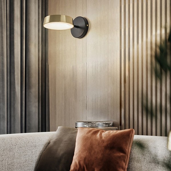 Бра Arte Milano Ferrara-71079 черный арт. 271079/1B BK/GD