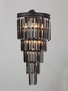 Накладной светильник Vitaluce V5155 черный арт. V5155-1/6A