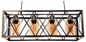 Подвесной светильник LUMINA DECO Nortis бронза арт. LDP 11775-4
