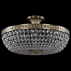 Люстра на штанге Bohemia Ivele Crystal 1911 кремовый арт. 19111/45IV Pa