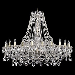 Подвесная люстра Bohemia Ivele Crystal 1411 золото арт. 1411/24/460/G