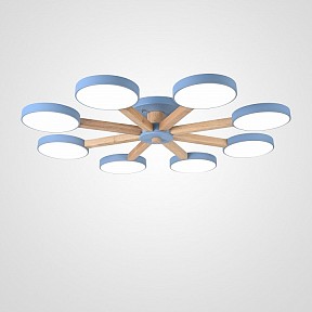 Люстра на штанге Imperiumloft TURNA Blue голубой арт. TURNA01