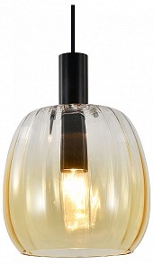 Подвесной светильник Indigo Soave черный арт. 11047/A/1P Amber
