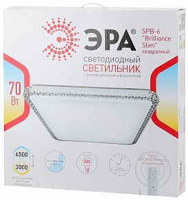 Накладной светильник Эра Классик белый арт. SPB-6 Brilliance Slim S 70
