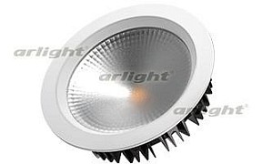 Встраиваемый светильник Arlight  белый арт. LTD-220WH-FROST-30W Day White 110deg