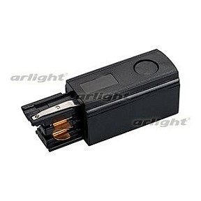 Соединитель для треков Arlight Lgd-4tr черный арт. Lgd-4TR-CON-POWER-R-BK (C)