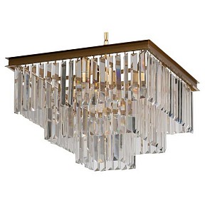 Подвесная люстра Loft it Prism Clear золото арт. 10019/500S