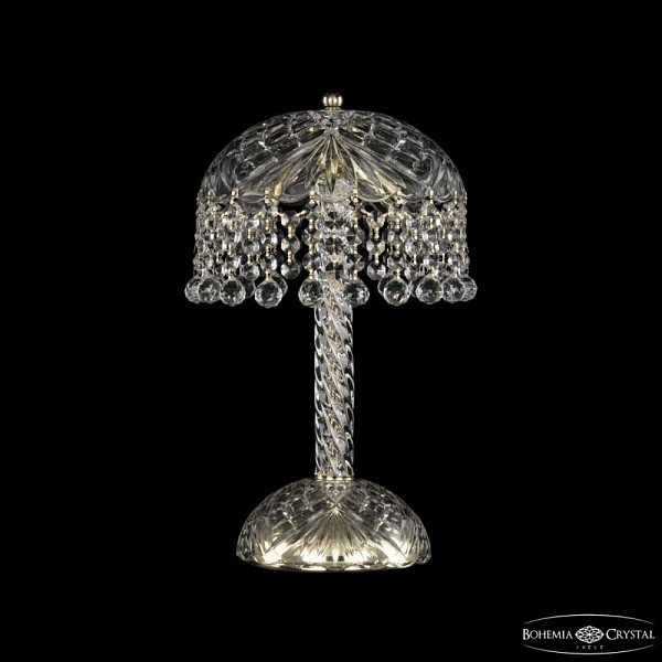 Настольная лампа декоративная Bohemia Ivele Crystal 1478 золото арт. 14781L2/22 G Balls