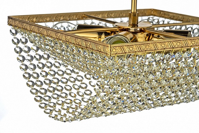 Люстра на штанге Arti Lampadari Nobile золото арт. Nobile E 1.3.30.501 G