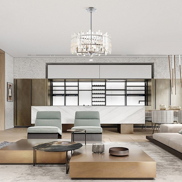 Светильник на штанге Arte Milano Sorrento-2409 хром арт. 372409/6/350/470 CR