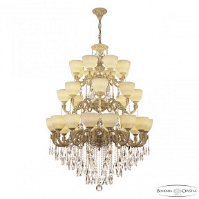 Подвесная люстра Bohemia Ivele Crystal AL7901 белый арт. AL79101/16+8+8/300/3d B WMG P1 U Line