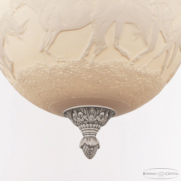 Подвесная люстра Bohemia Ivele Crystal AL7003 белый арт. AL7003P/25 WMN Horse