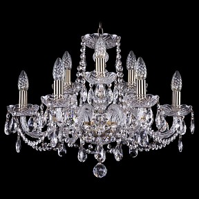 Подвесная люстра Bohemia Ivele Crystal 1402 яркие арт. 1402/6_3/195/Pa