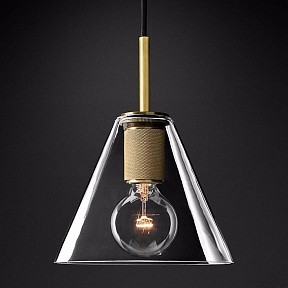 Подвесной светильник Imperiumloft Rh Utilitaire Funnel Pendant латунь арт. 40.2336
