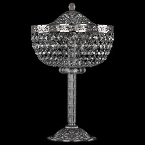 Настольная лампа декоративная Bohemia Ivele Crystal 1928 металл арт. 19281L6/25IV Ni