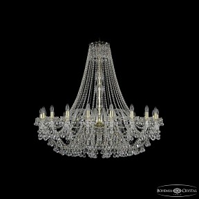 Подвесная люстра Bohemia Ivele Crystal 1409 золото арт. 1409/20/460/h-118 G