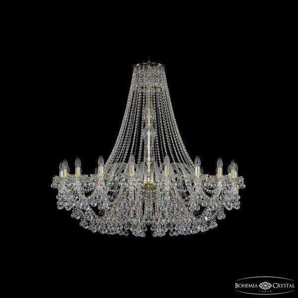 Подвесная люстра Bohemia Ivele Crystal 1409 золото арт. 1409/20/460/h-118 G