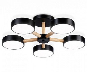 Люстра на штанге Ambrella Light FL дерево арт. FL4828
