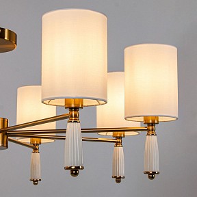 Люстра на штанге Arte Lamp WAVERLEY медь арт. A4102PL-8PB